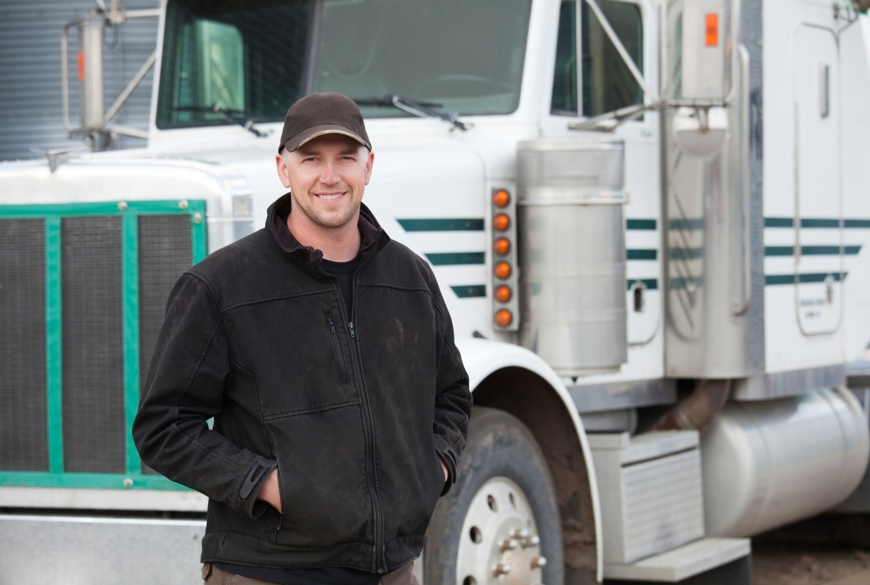 Commercial truck representing DOT and fleet compliance services